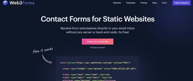 Create your HTML forms without server for free! 💪🤑
